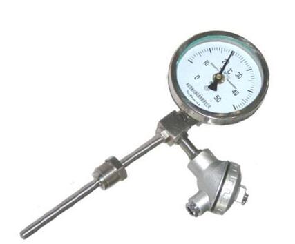 帶熱電偶（熱電阻）雙金屬溫度計